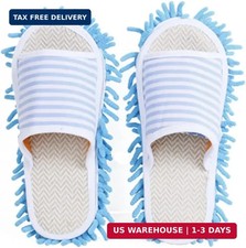 Microfiber Slippers Floor Cleaning Mop House Dust Detachable Mopping Shoes Clean
