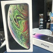 iPhone XS Xs Max Box Original Apple Retail Packaging with Manual Sim Tool Only