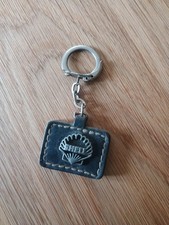 Shell Leather Key Fob Vintage