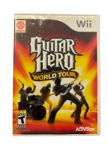 Guitar Hero: World Tour (Nintendo Wii, 2008) CIB