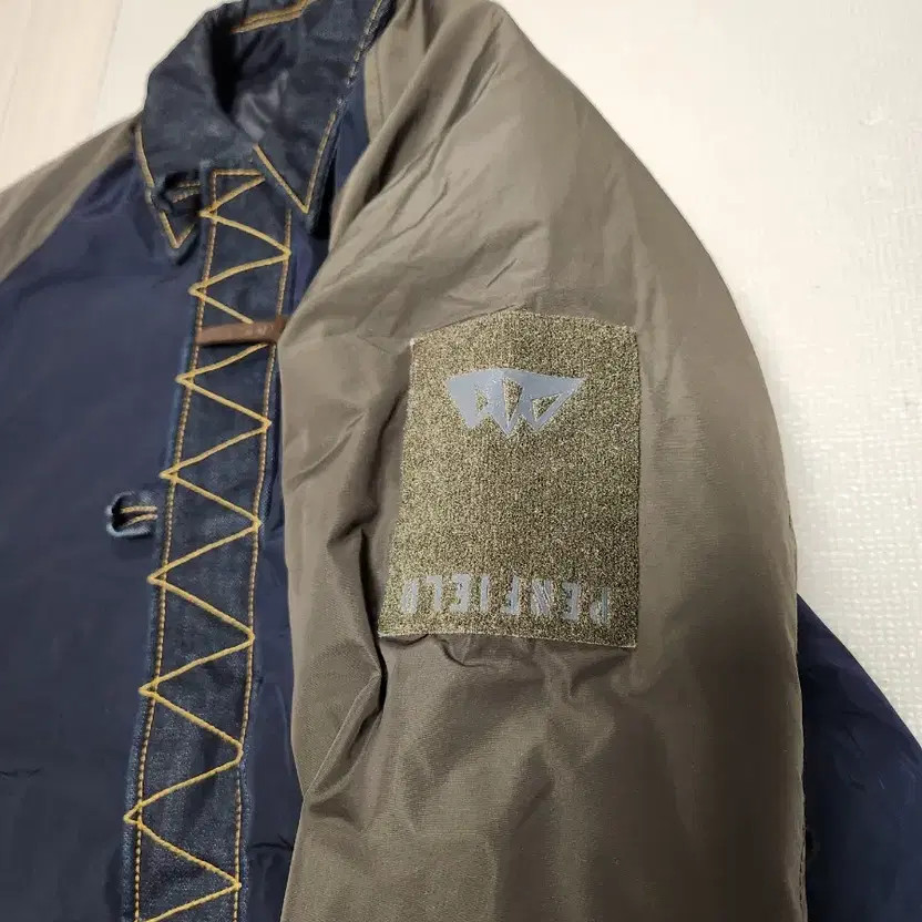 Unique Design Padding Jacket with Denim Details, … - image 9