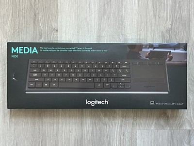 Logitech 920-007182 K830 Illuminated Keyboard - Black for sale