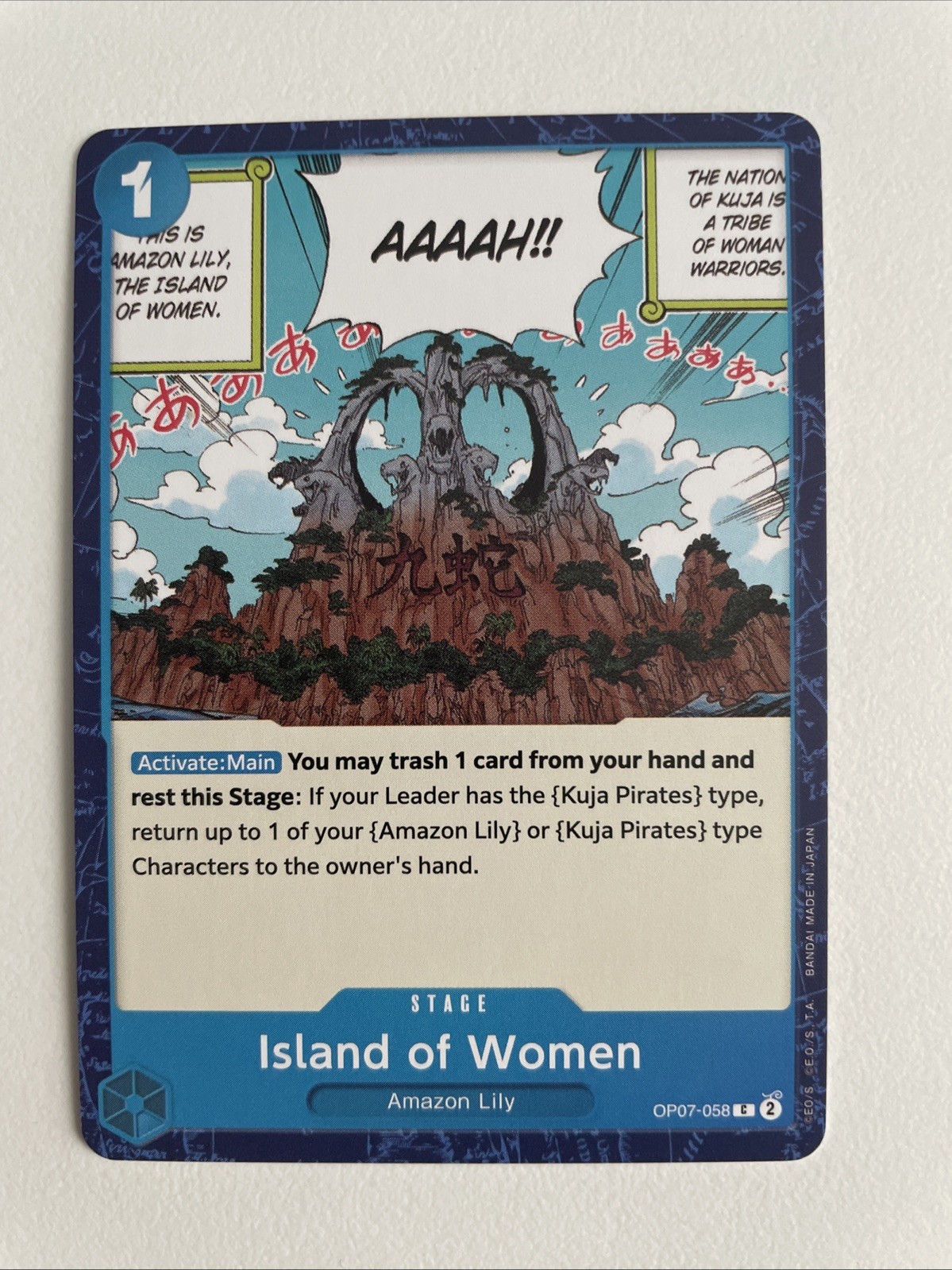 Island of Women OP07-058 500 Years in the Future Regular One Piece CCG TCG NM