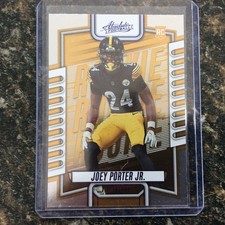 2023 Panini Absolute - Joey Porter Jr. #163 Foil Purple Lettering