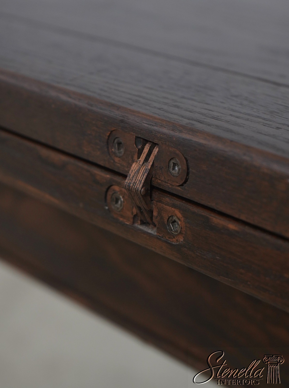 LF70700: ETHAN ALLEN Royal Charter Oak Flip Top Console Table