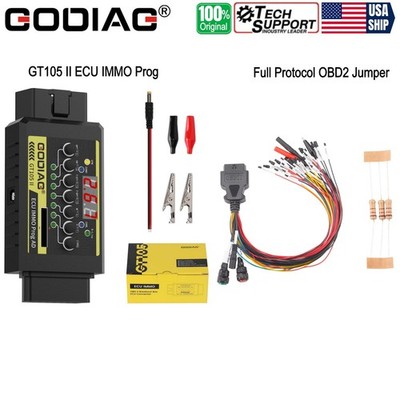 GODIAG GT105 II EC-U IMMO Prog AD OBDII Break Out Box Plus OBD2 Universal Jumper