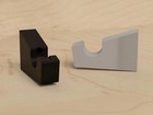 2x 35mm Curtain Pole Brackets Wall Mount Plastic Rod Holders – Secure Fittings