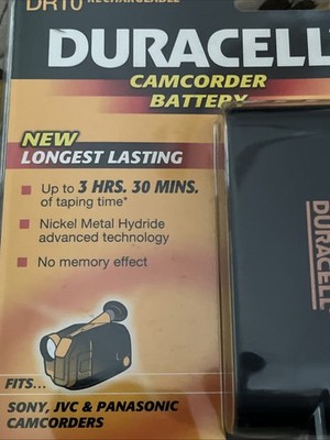 Duracell DR10 Rechargeable Camcorder Battery NEW Free Shipping USA