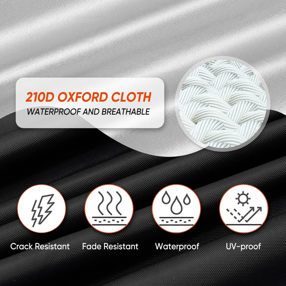 NEVERLAND Cubierta de Coche Impermeable Todo Clima Protección UV para BMW 528i 2009-2016 Foto 3 de 4