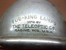 Vintage Fog King Lamps 1930s1940s Fog Light Parts Only Teleoptic Co. Usa