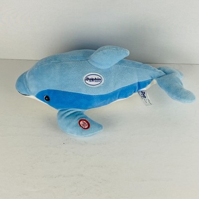 Dolphin Discovery Stuffed Animal Animal Adorable Plush Press Here Button *