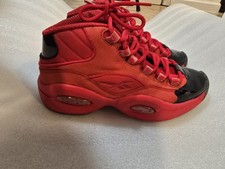 Reebok Allen Iverson"Question" Size 6y Gs , Color Red And Black