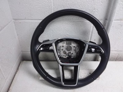 2019 A7 AUDI Black Leather Steering Wheel with Paddle Shifter OEM