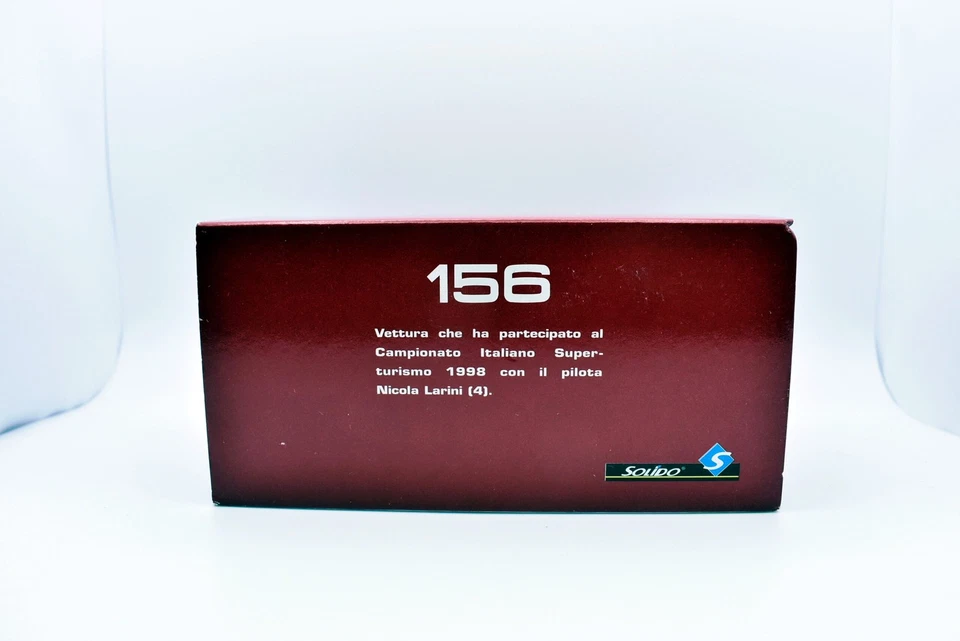 Modellino auto racing scala 1:43 Alfa Romeo 156 racing Solido diecast modellismo - Immagine 2 di 4