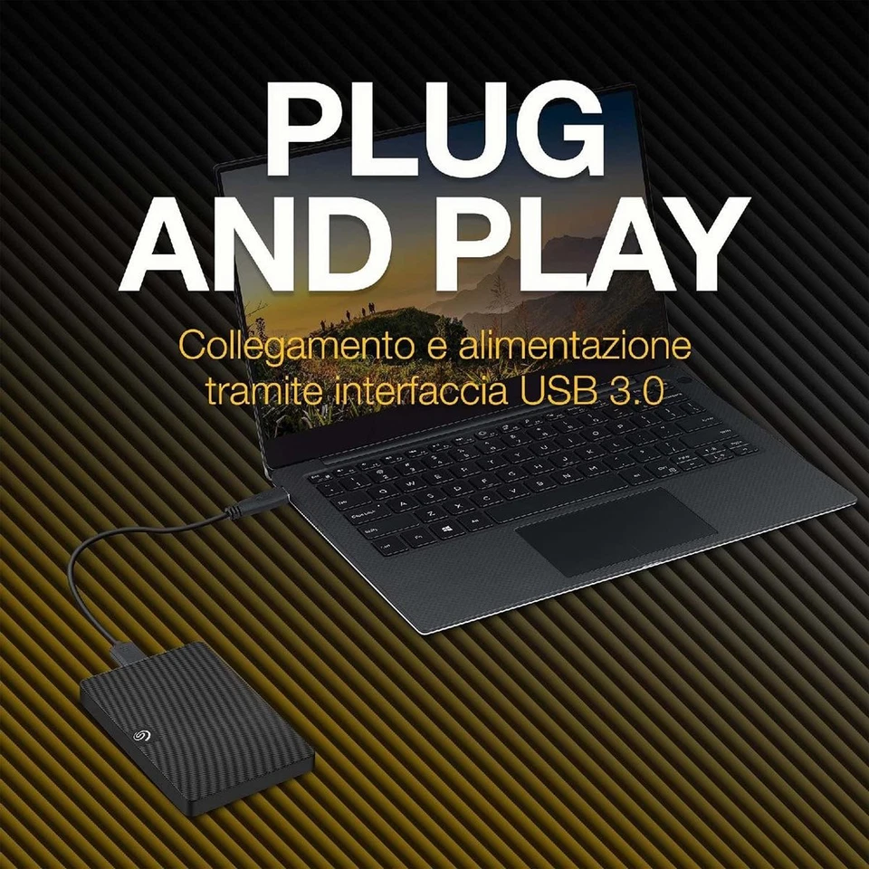 Seagate Expansion 2TB Hard Disk HDD External USB 3.0 Portable Pocket-Size 2000GB - Image 4 of 4