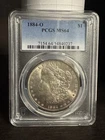 1884-O MORGAN Silver Dollar PCGS MS64 Purple Haze Toning