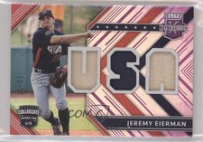 2018 Panini Elite Extra Edition USA Materials Purple 15/25 Jeremy Eierman hg6