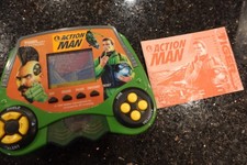 Vintage ACTION MAN  by Tiger Handheld Electronic tabletop LCD Video game D8 image