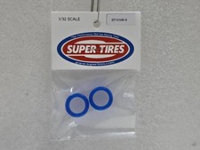 Super Tires 1310RS-RoyalBlue Silicone Tires Carrera Audi A5 DTM 1:32 Slot Part