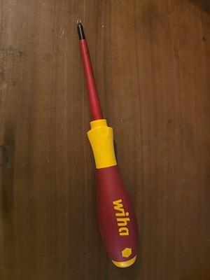 Wiha 325 T15 x 80mm Insulated Torx Screwdriver VDE 1000V SoftFinish Germany