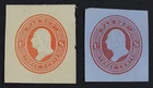 CKStamps: US Cut Square Stamps Collection Scott#UO53 UO54 Unused H NG