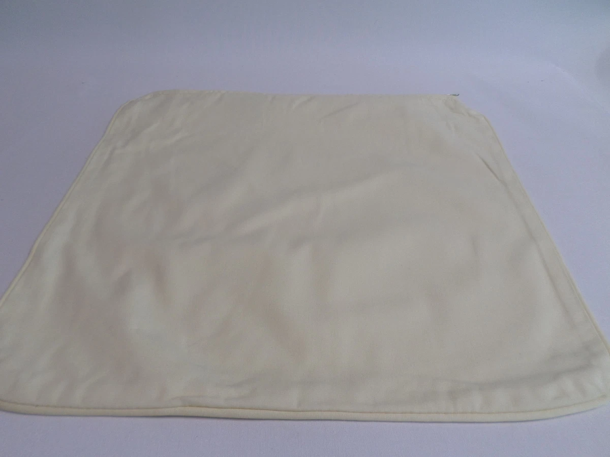 Pair of John Lewis Veranda Arm Chair Cushion Covers Cream