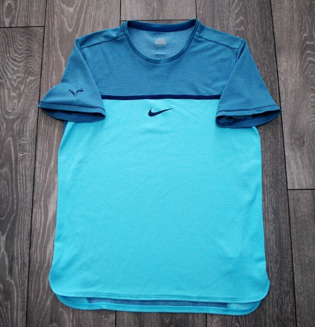 NIKE RAFAEL NADAL 2016 FRENCH OPEN MEN'S TENNIS SHIRT TOP SIZE SMALL  728956-418
