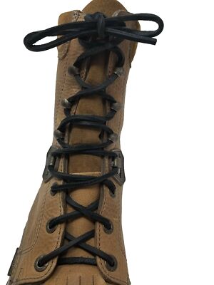 TOFL Logger Style Leather Boot Laces 54 inches Long Leather