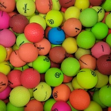 48 Colored Matte Assorted 3A/4A Golf Balls AAA / AAAA