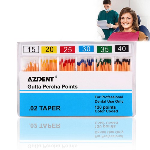 Dental Endo Absorbent Paper Points/Root Gutta Percha Points 0.02/04/06 15-80# F# - Picture 15 of 187