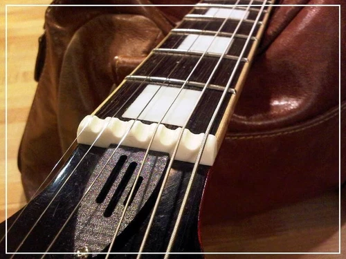MusicianAtHeart Scalloped BONE NUT for Gibson Acoustic and Electric Guitars