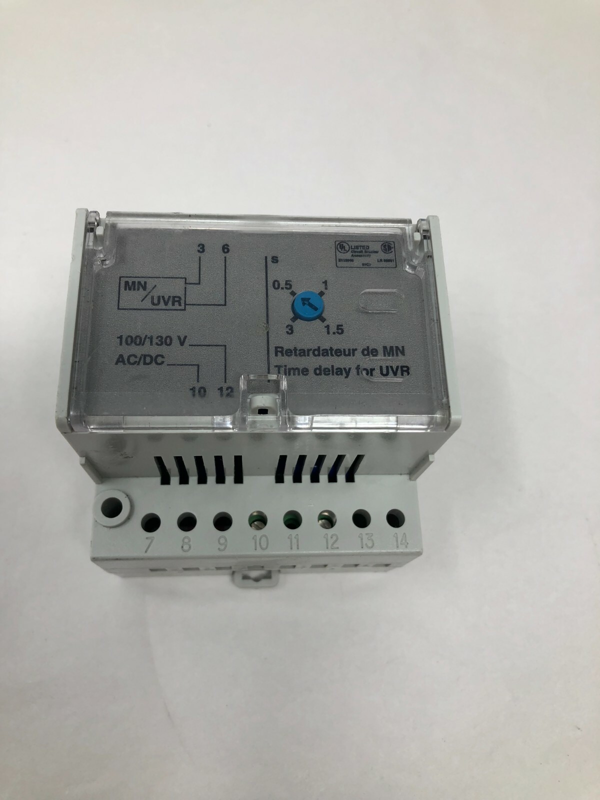 Square D Schneider Electric S33681 Circuit Breaker Time Delay UVR 100