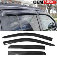 Fits 07-17 Jeep Compass Tape On Window Visors Sun Vent Rain Windshield 4PCS