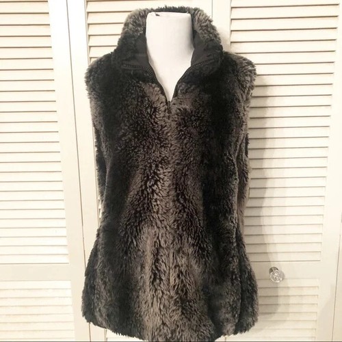 Kristen Blake Faux Fur Vest Reversible 