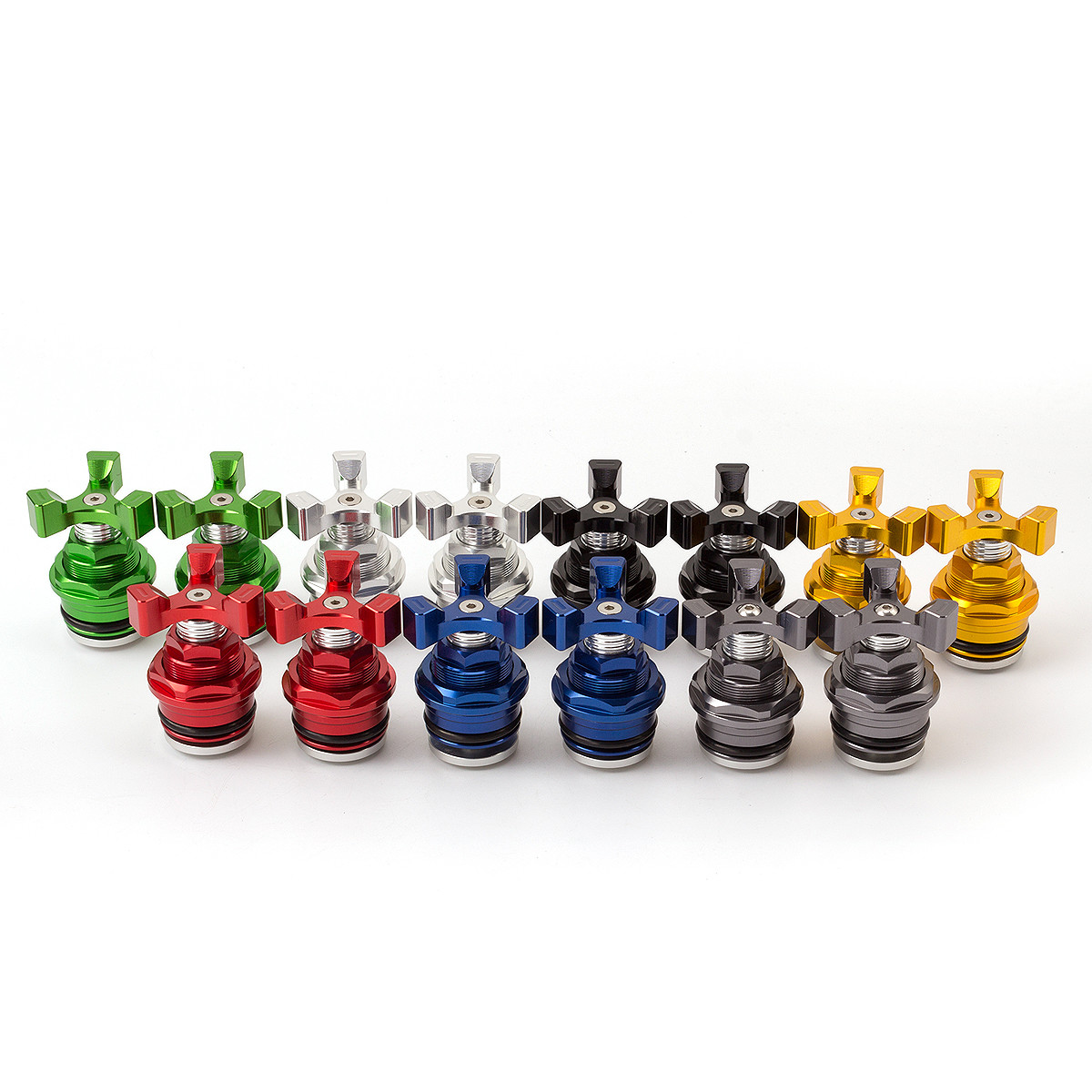 For ninja 300 14 FXCNC Motorcycle Preload Adjusters Fork Bolts