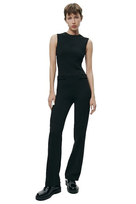 Zara Jumpsuit Black Jumpsuits & Rompers for Women
