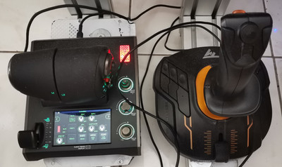 Turtle Beach VelocityOne Flightdeck Throttle & Thrustmaster T.16000M Hotas
