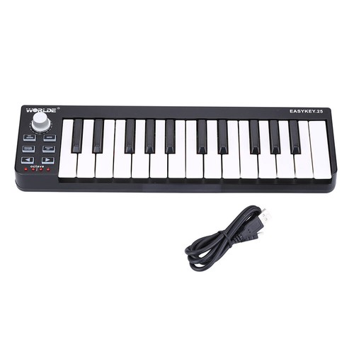 WORLDE Easykey.25 Keyboard 25-Key USB MIDI Controller 6 Control Buttons V2H1 - Picture 8 of 8