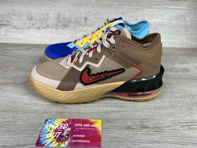 Lebron 18 Low Wile E. Vs Roadrunner Space Jam Toon Squad Size 6Y