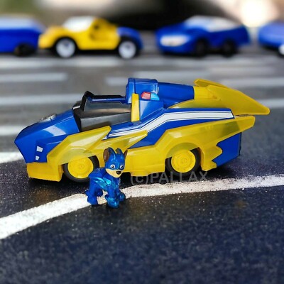 PAW PATROL MIGHTY PUPS CHARGED UP CHASE TRANSFORMING VEHICLE / SPINMASTER 2020
