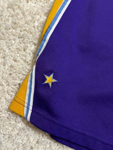 Pantalones Cortos De Colección Los Angeles Lakers Para Hombre Grandes Nike NBA Baloncesto Púrpura Dorado - Imagen 3 de 16