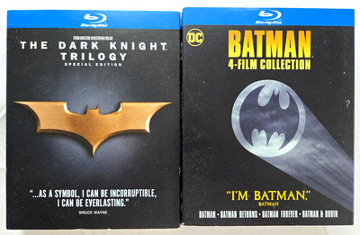 Batman 4-Film Set/The Dark Knight Trilogy Special Edition 10x Blu-ray+Slip Cover