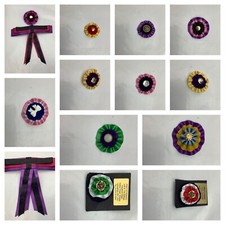 EQUESTRIAN Rosette Button Holes / Showing / Pretty Ponies - Choice - CHEAP