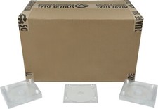  400 CD2R55CLSTK 2 Disc Capacity Clear Stackable CD DVD Digipak Glue In Tray