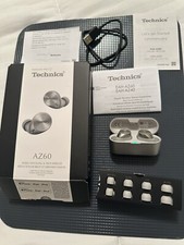 Technics EAH-AZ60 Silver Noise-Cancelling Wireless Bluetooth Stereo Earbuds