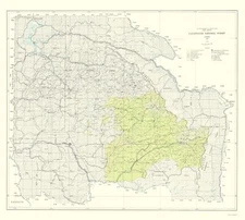 Topographical Map - Clearwater National Forest Idaho - USDA 1961 - 23 x 25.60