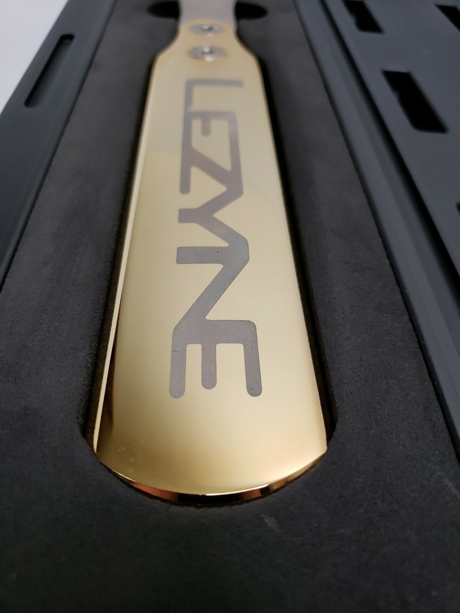 Rare Lezyne 18k Gold Plated VIP Edition Promo Pedal Wrench Rare Lezyne 18k Gold Plated VIP Edition Promo Pedal Wrench
