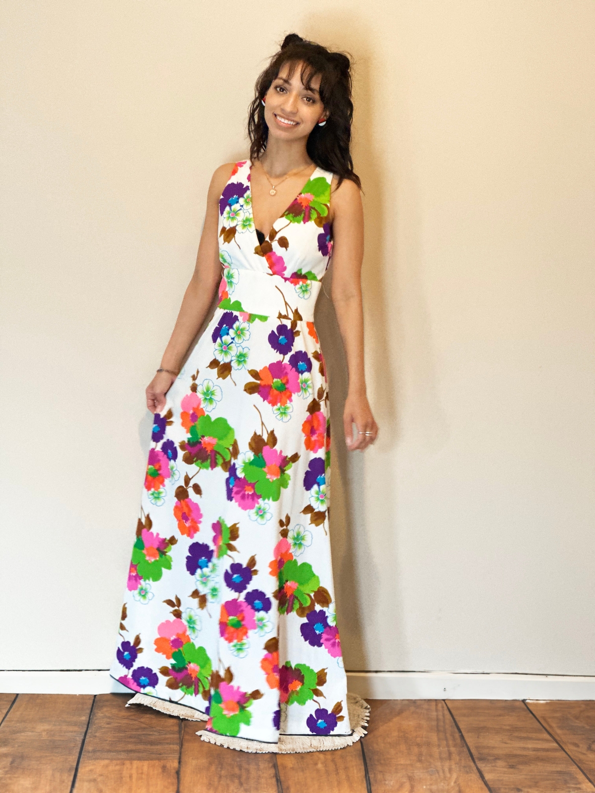Flower Power Maxi Dress - image 1