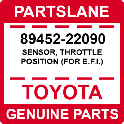 Toyota Land Cruiser RAV4 Lexus LX450 OEM Throttle Position Sensor