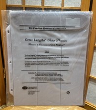 Creative Memories Sticker Protectors Storage Pages for Binder Great Lengths 6-pk